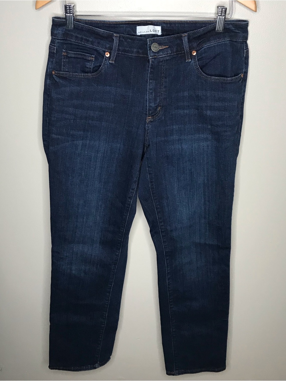 LOFT Curvy Straight Jeans Sz 30/10